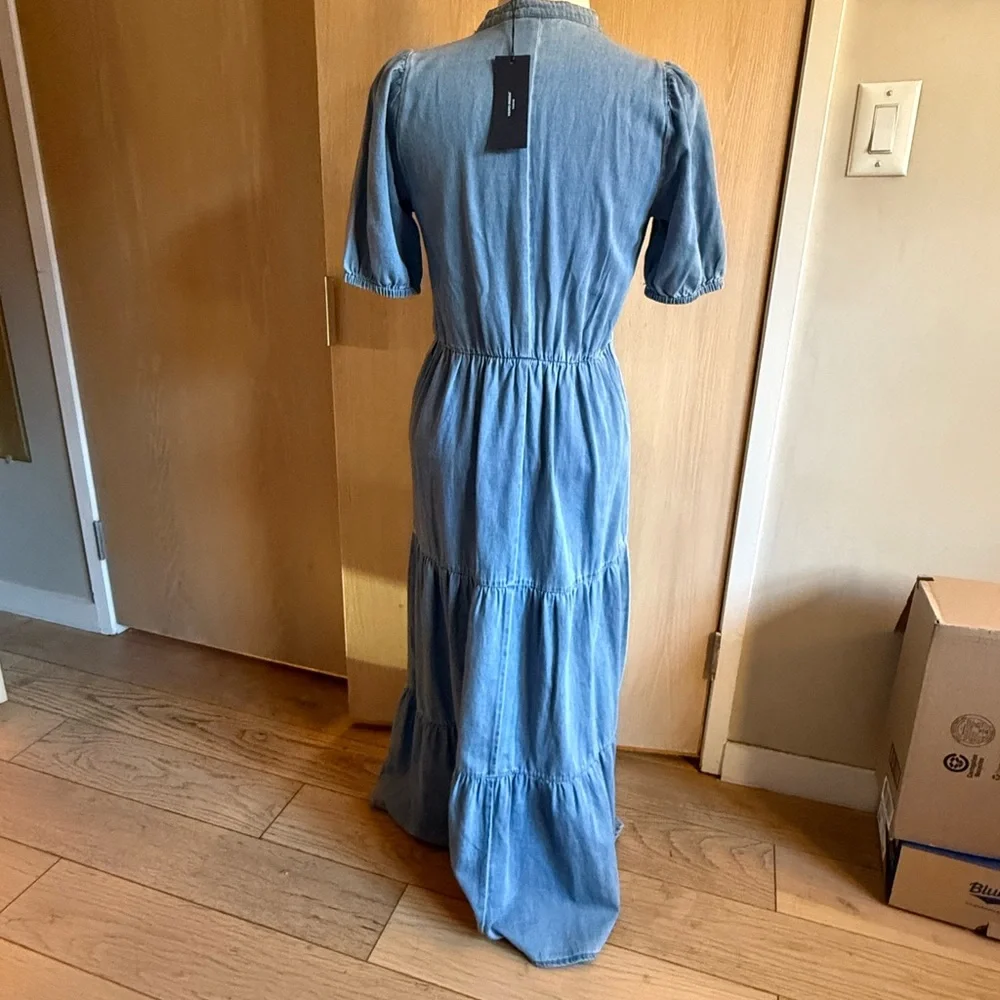 Vero Moda Light Blue Maxi Dress - Picture 2 of 8